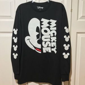 Mickey Mouse Graphic Long Sleeve T-Shirt *nwot*
